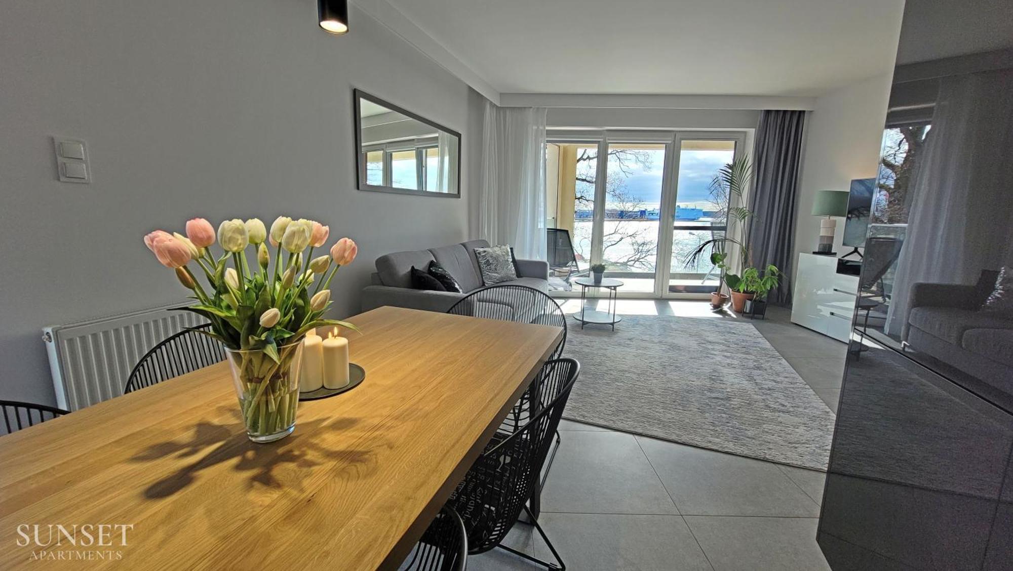 Sunset Apartments - Flotylla. Widok Na Port + Parking. Swinoujscie Dış mekan fotoğraf
